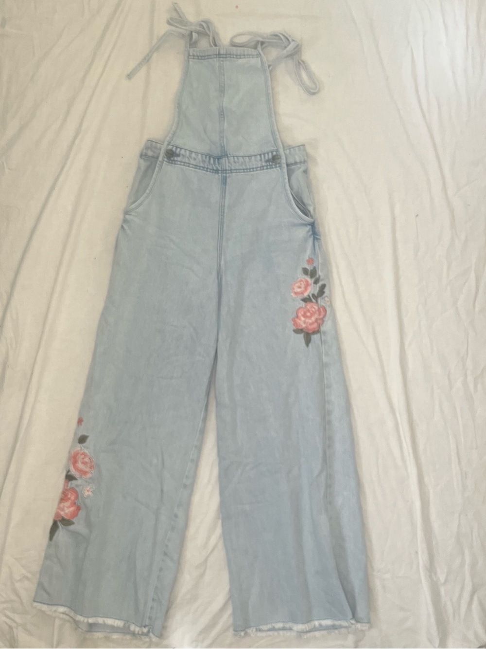 Free People x Driftwood Raphy Size M Overalls Embroidery